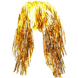 Парик ''Дождик. Медиум'' Золотой, 45 см.