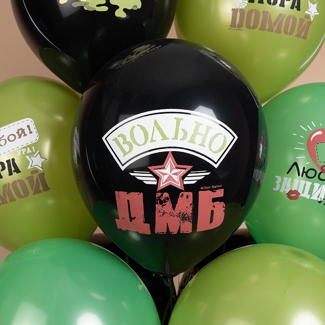 Дб (12''/30 см) Дембель, Ассорти, пастель, 1 ст, 25 шт.