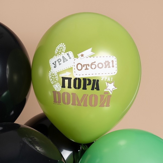 Дб (12''/30 см) Дембель, Ассорти, пастель, 1 ст, 25 шт.