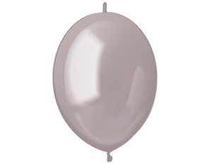 Gm (12''/30 см) /38 Линколун, Металлик Silver, 100 шт.