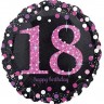 An (18''/45см) /Sparkling Birthday 18 pink