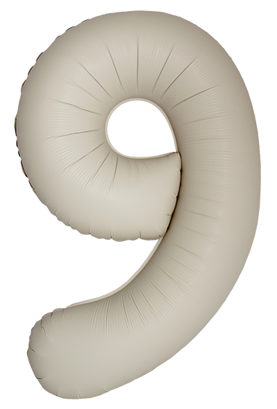 Fm (40''/102 см) Цифра, 9 Slim, Кремовый Латте, Матовый, 1 шт. в уп.