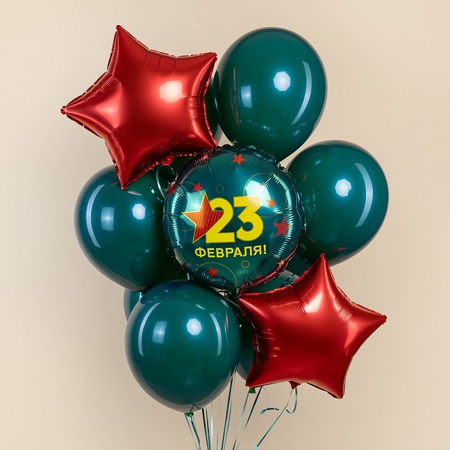 Ag (18''/46 см) Круг, 23 Февраля, 1 шт.