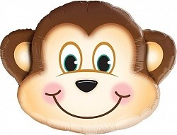 Fa с клапаном (14"/36 см) Мини-фигура, Голова, Обезьянка Мартышка, 5 шт.