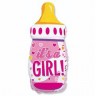 Fm (31"/79 см) Бутылка IT'S A GIRL розовая, 1 шт.