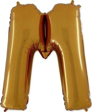 Gr (40''/102см) /БУКВА М Gold