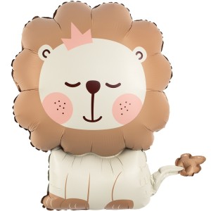 Fa (30''/76 см) Фигура, Львенок, Бежевый, Сатин, 1 шт. в уп.