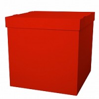 Коробка, Красный 60х60х60