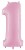 Fm (40''/102 см) Цифра, 1, Пастель розовый, 1 шт.