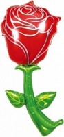 Fa (39''/99 см) Цветок, Роза, Красный, 1 шт.