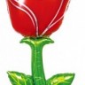 Fa (39''/99 см) Цветок, Роза, Красный, 1 шт.