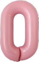 Fa (16"/41 см) Мини-цифра с клапаном, 0, Розовый, 1 шт.