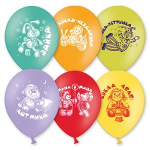 Bb (12&quot;/30 см) /Шар с рисунком, Игрушки, 50 шт.
