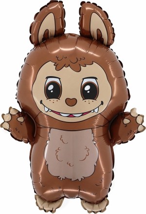 Gr (26''/66 см) Фигура, Плюшевый эльф, Коричневый, 1 шт.