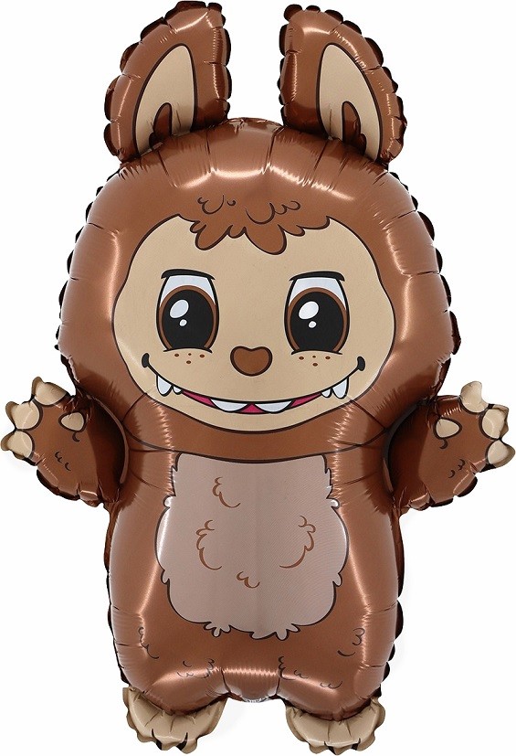 Gr (26''/66 см) Фигура, Плюшевый эльф, Коричневый, 1 шт.