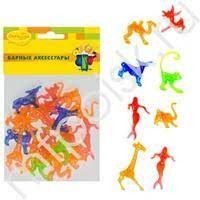 BA Фигурки для коктейля декоративные "Зоопарк" 20 шт.