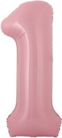 Fa (16"/41 см) Мини-цифра с клапаном, 1, Розовый, 1 шт.