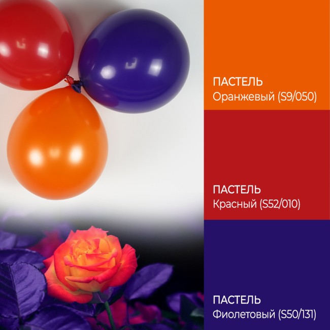 512 (12''/30 см) Фиолетовый (S50/131), пастель, 100 шт.