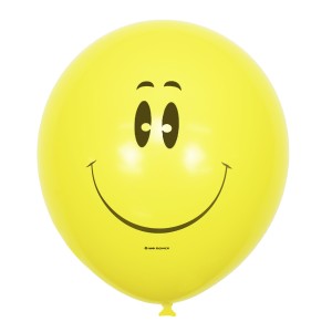 М (12''/30 см) Пастель (шелк) YELLOW 1 ст. рис Смайл, 50 шт.