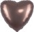 Fm (18''/46 см) СЕРДЦЕ Сатин Brown, 1 шт.