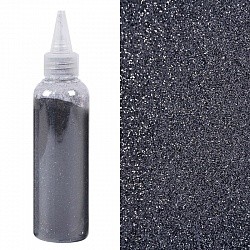 Глиттер Черный, 80гр, в банке