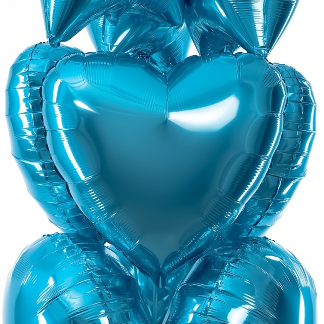 Fm (18''/46 см) СЕРДЦЕ Сатин Capri, 1 шт.