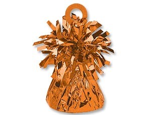 Грузик д/шара Конус оранжевый, блеск, 170гр/A