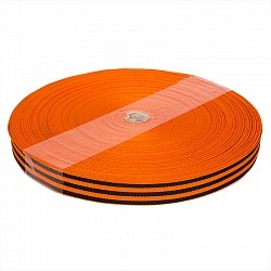 Тесьма Георгиевская жаккард рулон (2,4 см * 100 м) 