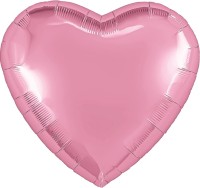 Ag (36"/91 см) Сердце, Фламинго, 1 шт. в уп.