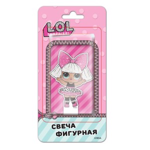 P Свеча фигурная для торта LOL
