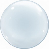 Fa (20''/51 см) Сфера 3D, Deco Bubble, Прозрачный, 1 шт.