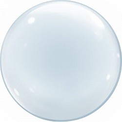 Fa (20''/51 см) Сфера 3D, Deco Bubble, Прозрачный, 1 шт.