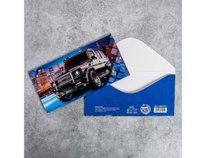 Конверт д/денег Машина, 10 шт.