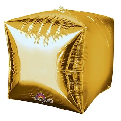 Аn (15''/38 см) /3D КУБ Металлик Gold, 1 шт.