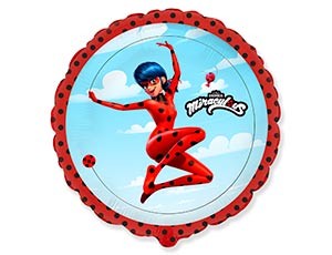 Fm (18''/48 см) Круг, Леди Баг в полёте, 1 шт.