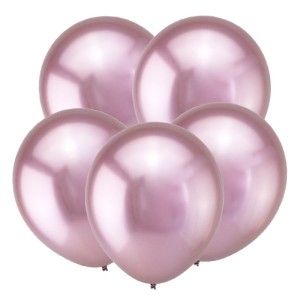 Вх (12''/30 см) Розовый, Зеркальные шары, 50 шт.