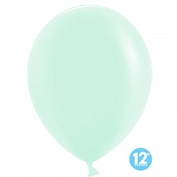 ДБ (12"/30 см) Макарунс, Нежная мята, пастель, 100 шт.