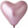 Gm Сердце (12''/30 см) /91 Хром Shiny Pink, 25 шт.