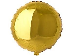 Fm (9''/23 см) КРУГ Металлик Gold, 5 шт.