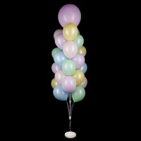 Стойка для шаров Фонтан, 25 насадок, с подсветкой, 1,9 м, Разноцветный, 1 шт.