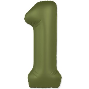 Fm (40''/102 см) Цифра, 1 SLIM Olive Green, 1 шт. в уп.