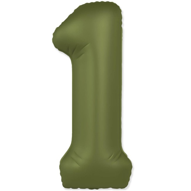 Fm (40''/102 см) Цифра, 1 SLIM Olive Green, 1 шт. в уп.