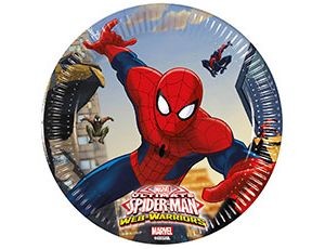 Тарелка Человек-Паук Великий 20 см 8 шт/Р