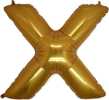 Gr (40''/102см) /БУКВА Х Gold