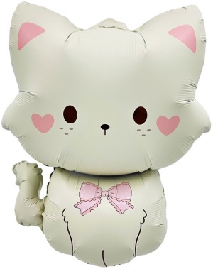 Fa (28''/71 см) Фигура, Кошечка с бантиком, 1 шт.