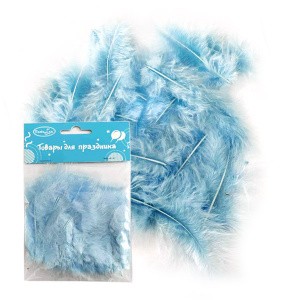 Y Перья Light Blue, 30 шт