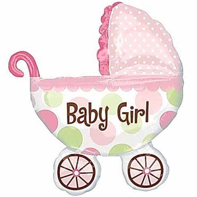 An (12"/25 см) /Мини-фигура, Коляска розовая А30 (5 шт)