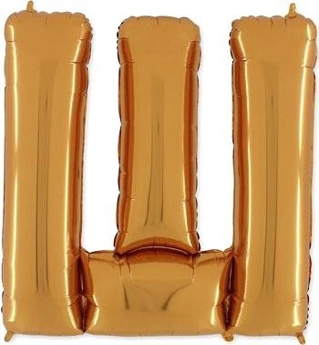 Gr (40''/102см) /БУКВА Ш Gold