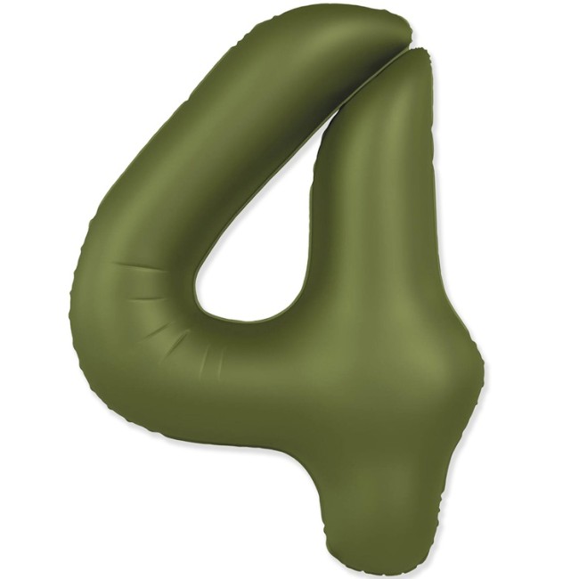 Fm (40''/102 см) Цифра, 4 SLIM Olive Green, 1 шт. в уп.
