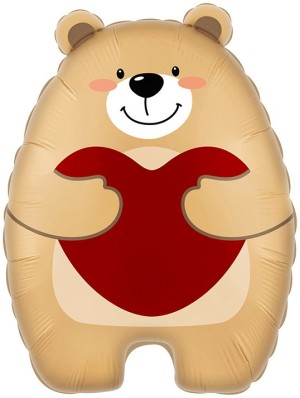 Fa (21''/53 см) Фигура, Мишка с сердцем, 1 шт.